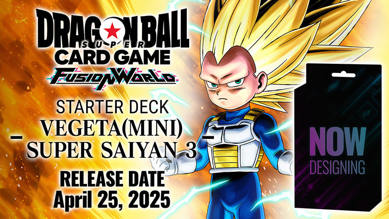 [Précommande Prochainement] Dragon Ball Super Card Game - Fusion World: Starter Deck - Vegeta (Mini) Super Saiyan 3 FS08 (Version Anglaise)