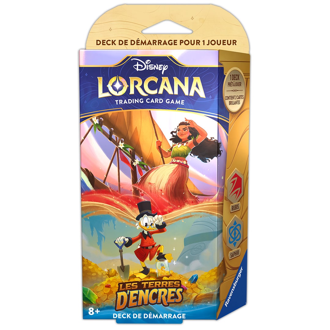 Disney Lorcana - Deck de démarrage Chapitre 3 - Vaiana / Picsou (Version Française)