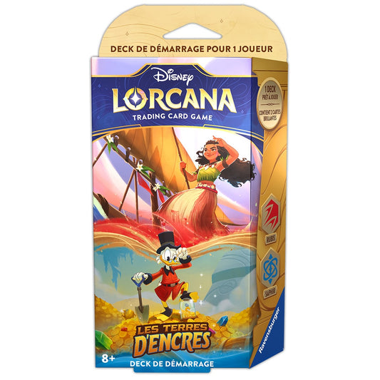 Disney Lorcana - Deck de démarrage Chapitre 3 - Vaiana / Picsou (Version Française)