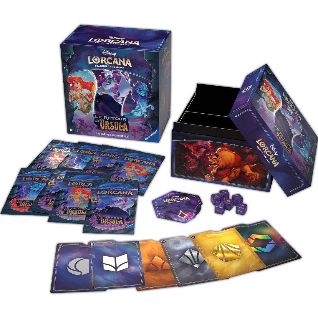 disney lorcana chapitre 4 le retour d'ursula trove pack contenu