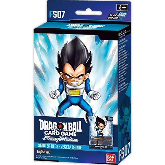 [Précommande prochainement] Dragon Ball Super Card Game - Fusion World: Starter Deck - Vegeta (Mini) FS07 (Version Anglaise)