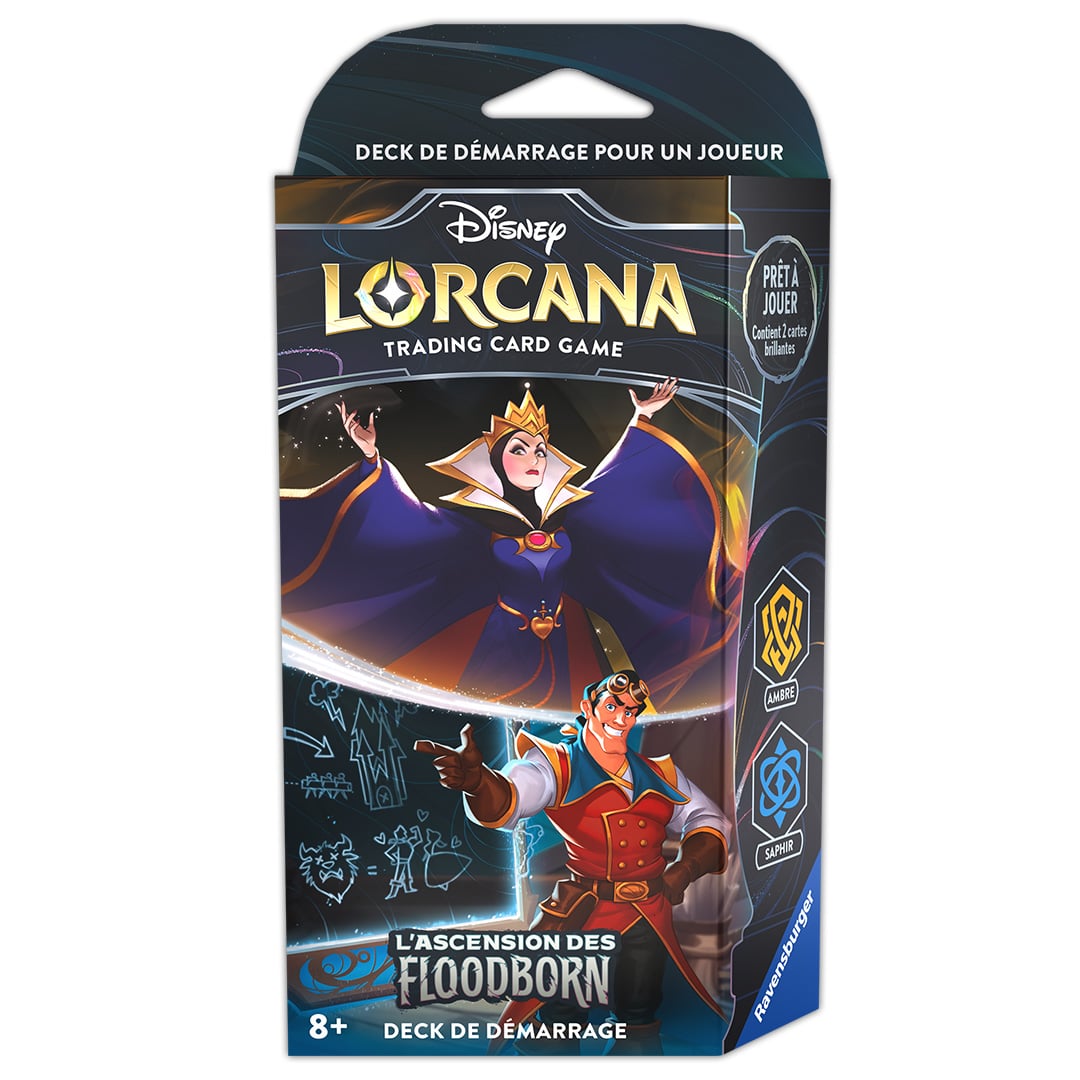 Deck De Démarrage Lorcana Set 2 - Reine Grimhilde Et Gaston