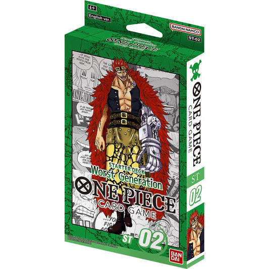 one piece card game starter deck st02